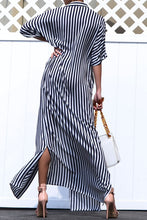 Load image into Gallery viewer, Maxi Button-down Striped Dress *(Various Colors)
