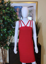 Load image into Gallery viewer, Red Multi-Strap Dress
