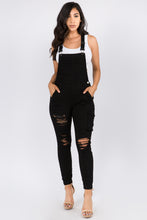 Load image into Gallery viewer, Distressed Denim - Farmer Overalls  **Various Colors**
