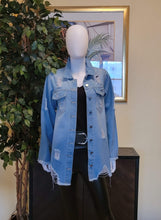 Load image into Gallery viewer, Denim Shirt - Distressed
