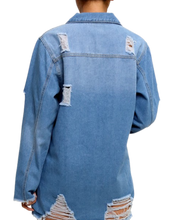 Load image into Gallery viewer, Denim Shirt - Distressed
