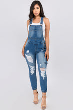 Load image into Gallery viewer, Distressed Denim - Farmer Overalls  **Various Colors**
